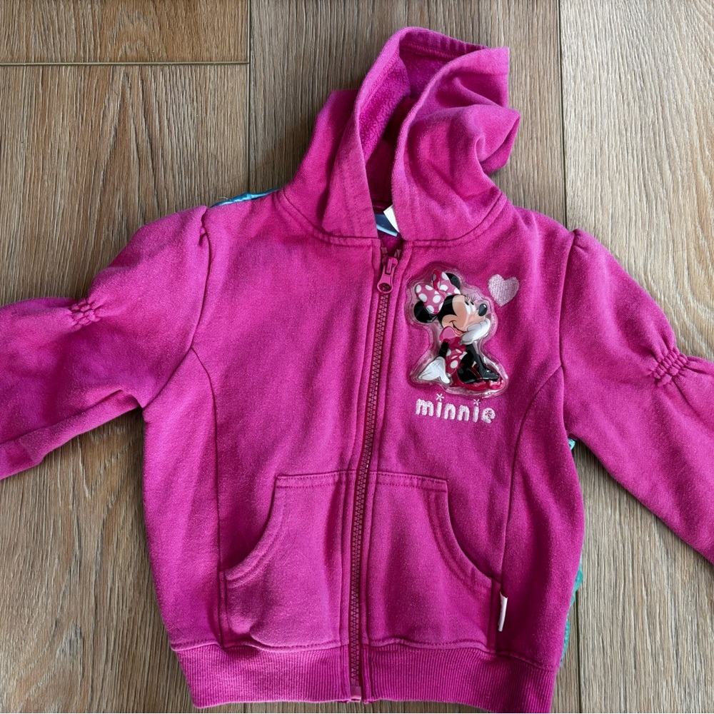 Disney Fuchsia Minnie Mouse Kids Hoodie